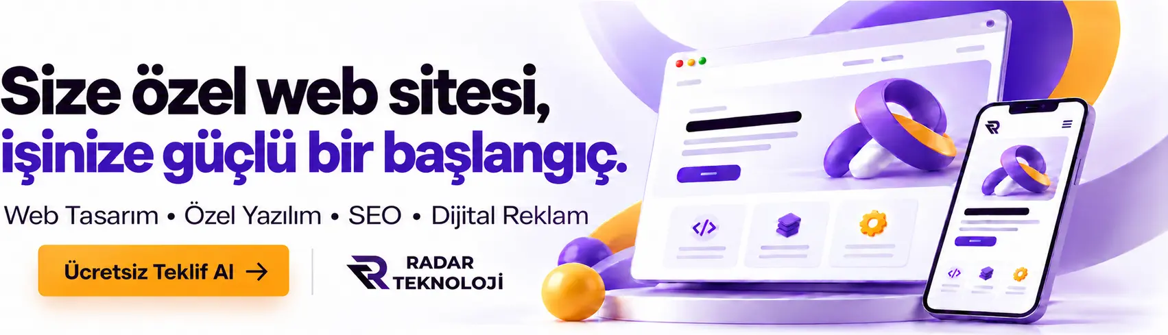 Radar Teknoloji - Dijitalde fark yaratın, web tasarım ve özel yazılım