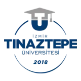 İzmir Tınaztepe Üniversitesi logosu